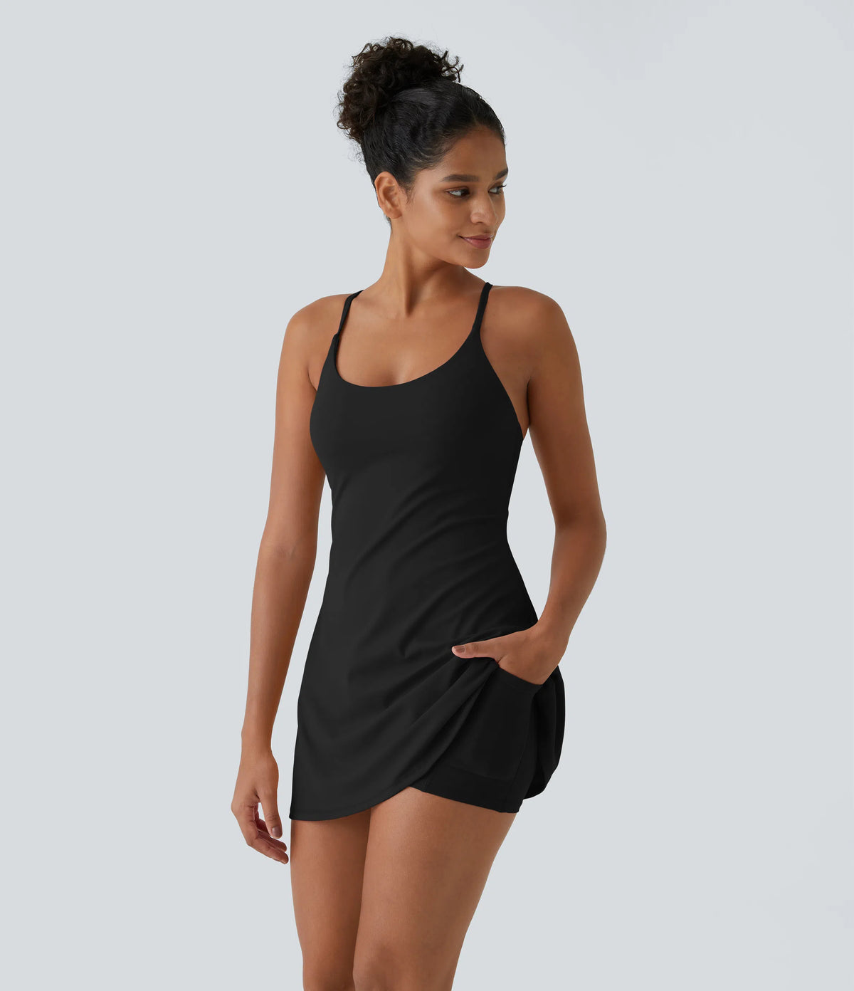 🔥Summer Sale - 78% OFF💥Softlyzero Plush Backless Active Dress-Easy Peezy