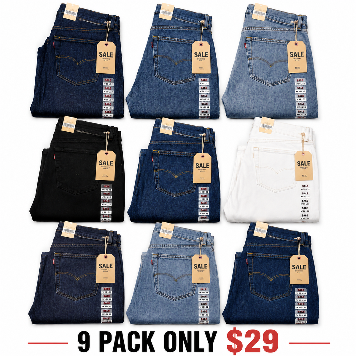 Flex Stretch Slim Straight Jeans - Last Day Promotion🔥