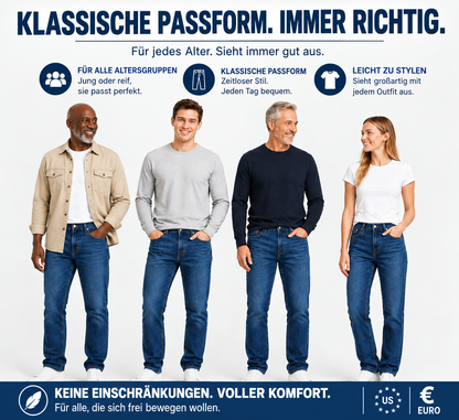 Flex Stretch Slim Straight Jeans – Letzter Tag der Aktion 🔥