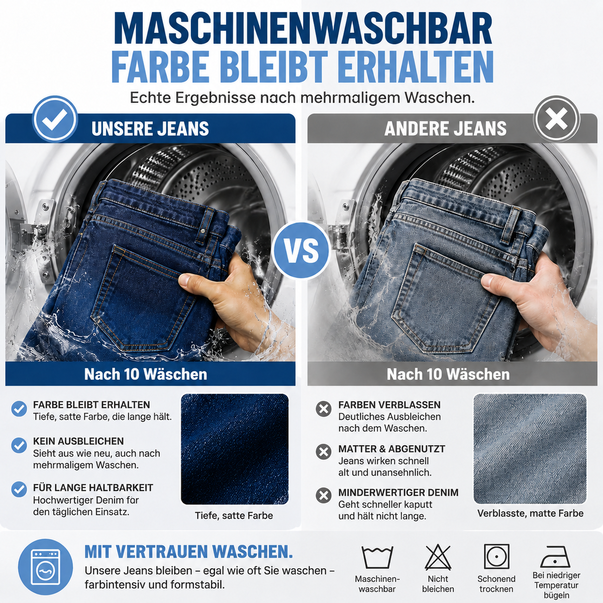 Flex Stretch Slim Straight Jeans – Letzter Tag der Aktion 🔥